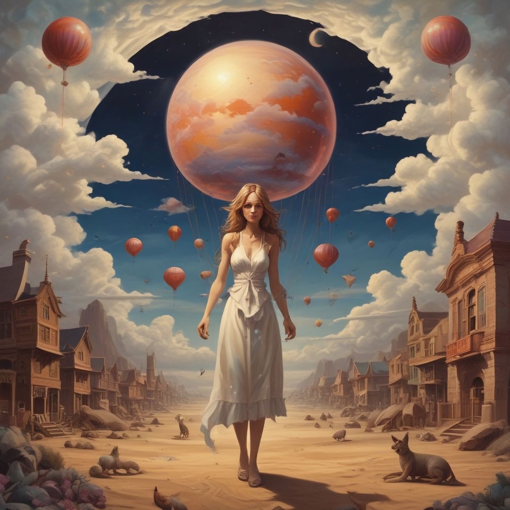 Ethereal Desert Fantasy Art Print